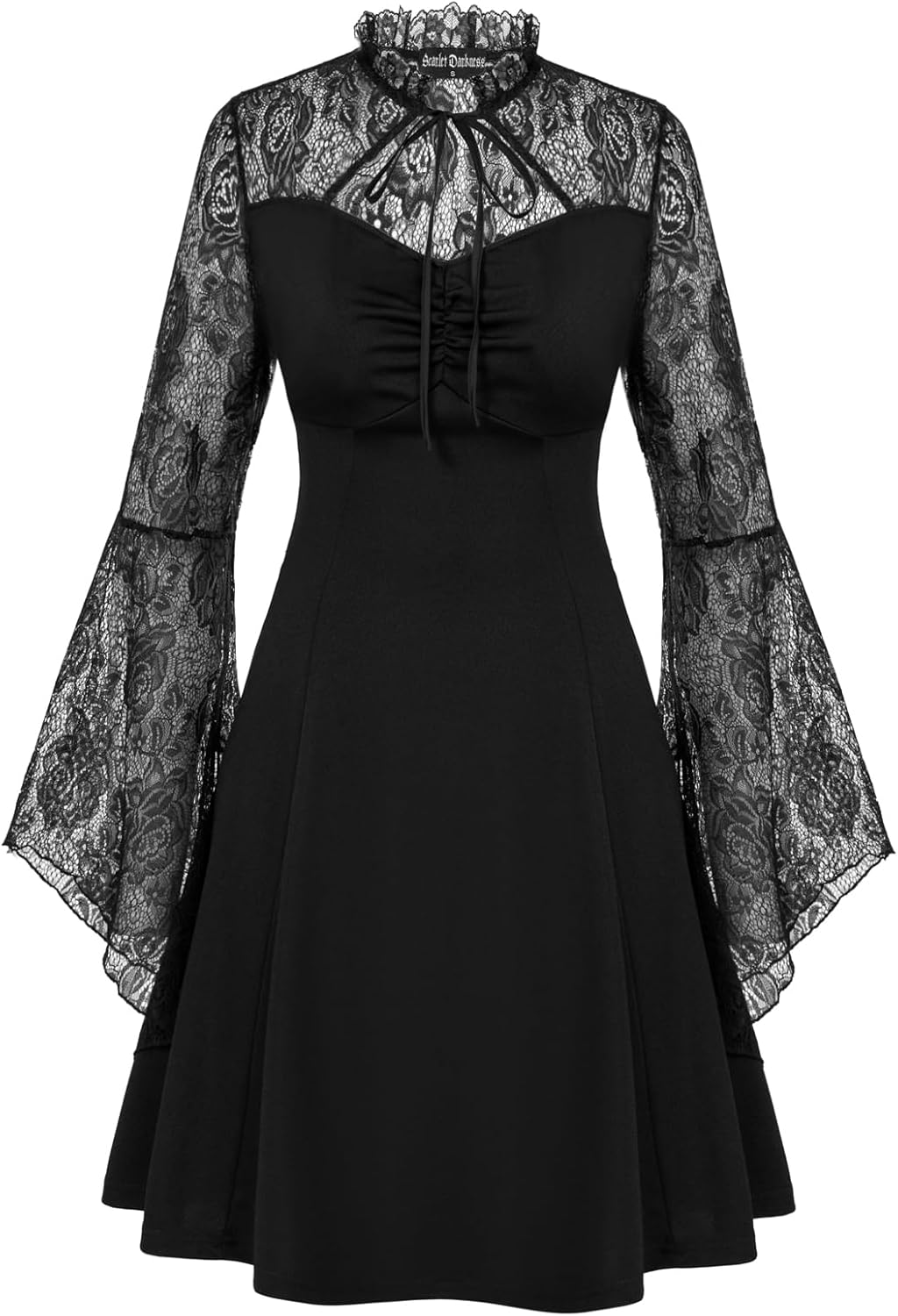 SCARLET DARKNESS Women Medieval Gothic Black Dress Botswana