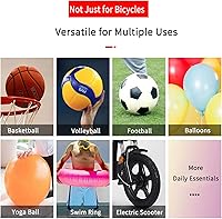 Vista 2 de Mini bomba de bicicleta ultraligera 120PSI portátil