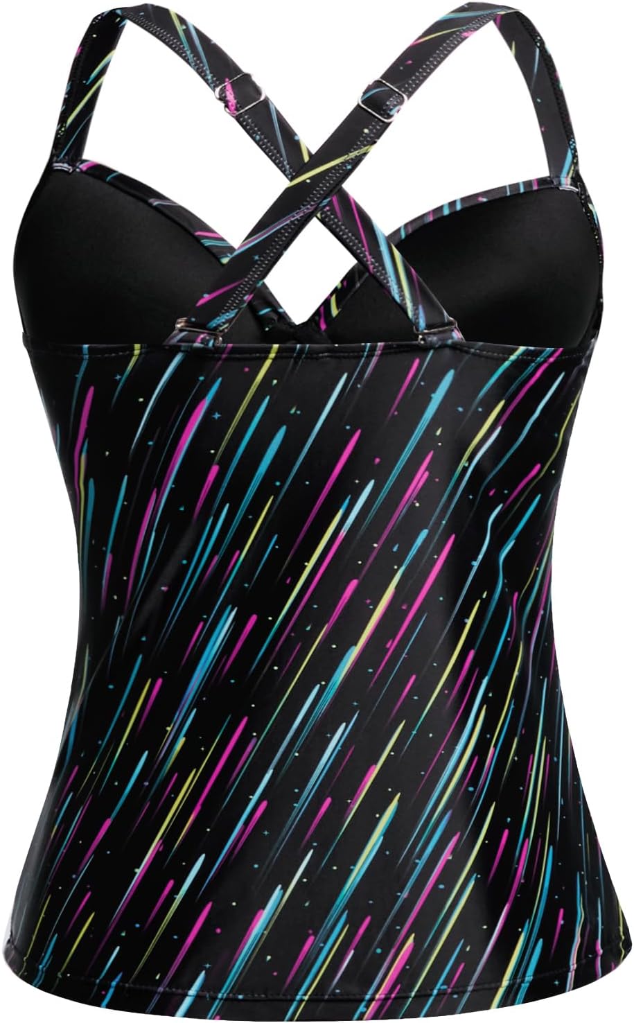 Women's Underwire Tankini Top Only - Push Up Swimsuit Top with Bra Support Tummy Control Bathing Suit Top No Bottom 2025 - Image 4