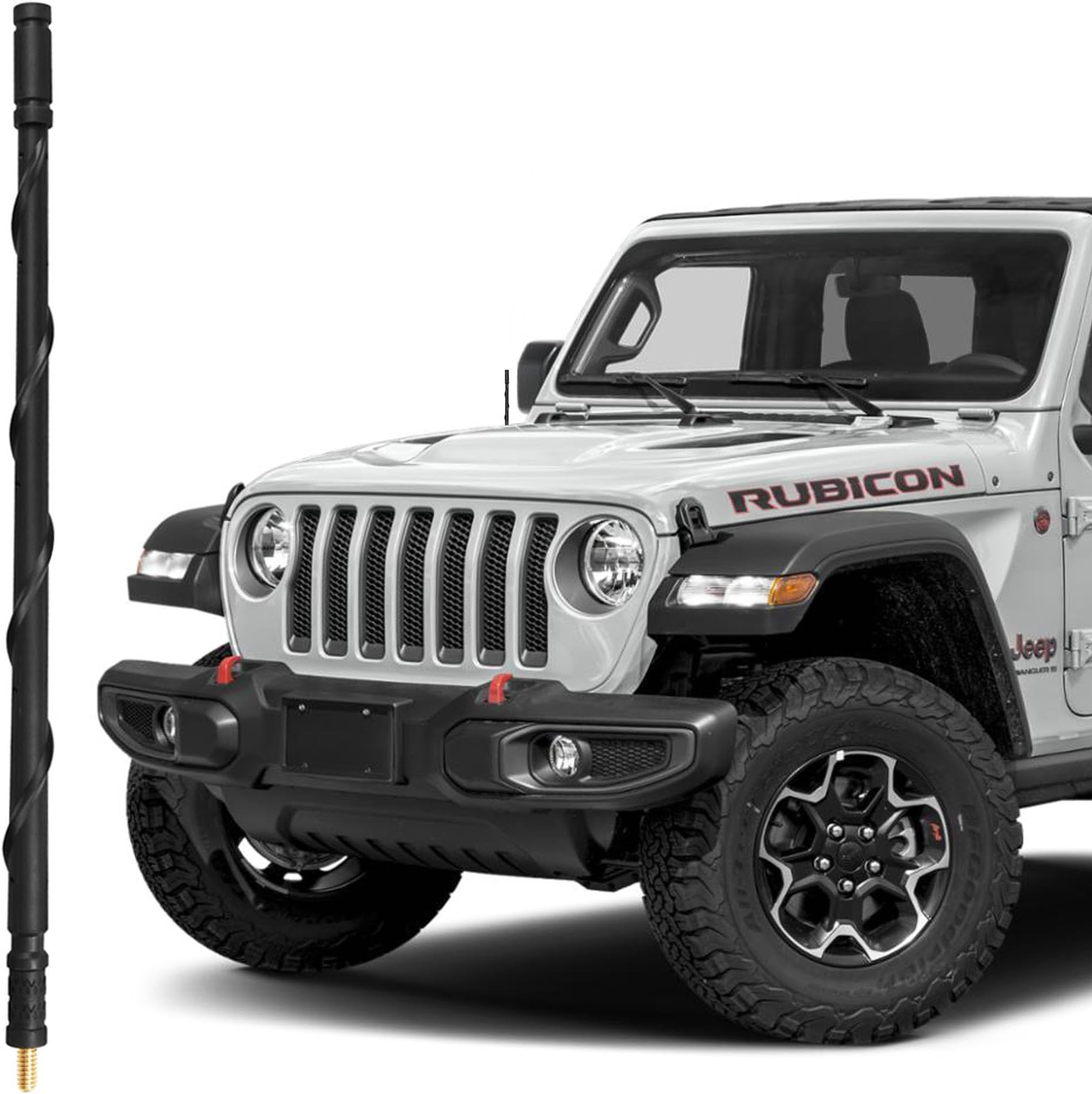 VOFONO13 Inch Antenna Compatible with 2007-2025 Jeep Wrangler JL JK Gladiator Rubicon Sahara, Antenna Replacement Upgrade Car Radio Reception for Jeep Accessories Wrangler Unlimited 4xe Willys Mojave