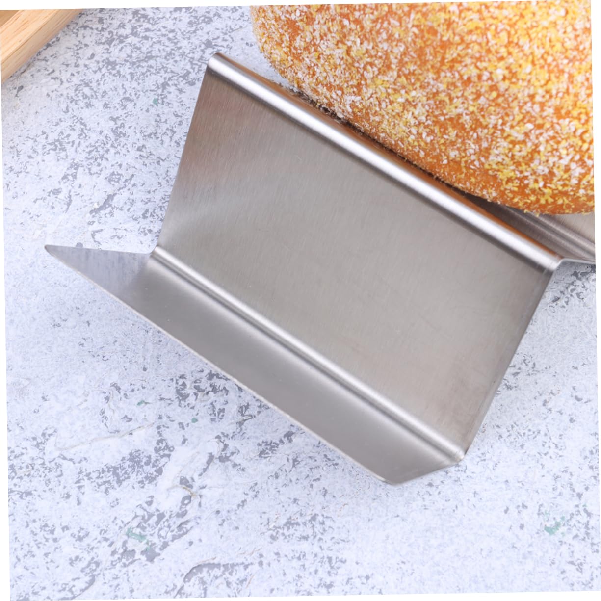 GRIRIW Mexican Pancake Rack Mexican Taco Holder Pancakes Mesh Taco Tower Taco Holders Mexican Pancake Stand Pallets Taco Shells Taco Display Stand Holder Corn Tortillas Taco Rack Silver