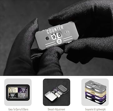 MTG Life Counter Twin Digit with Metal Box Health Tracker Life Counter for Magic the Gatering MTG Magic Card Game Accessories Compatible with RPG D&D CCG TCG Desktop Board Games