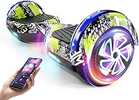 Vista 1 de LIEAGLE Scooter, Self Balancing Scooter with Bluetooth Speaker LED Lights Wheels,Dual 300w Motors, 7.5 mph Max Speed & 8.5 Miles Max Range, for