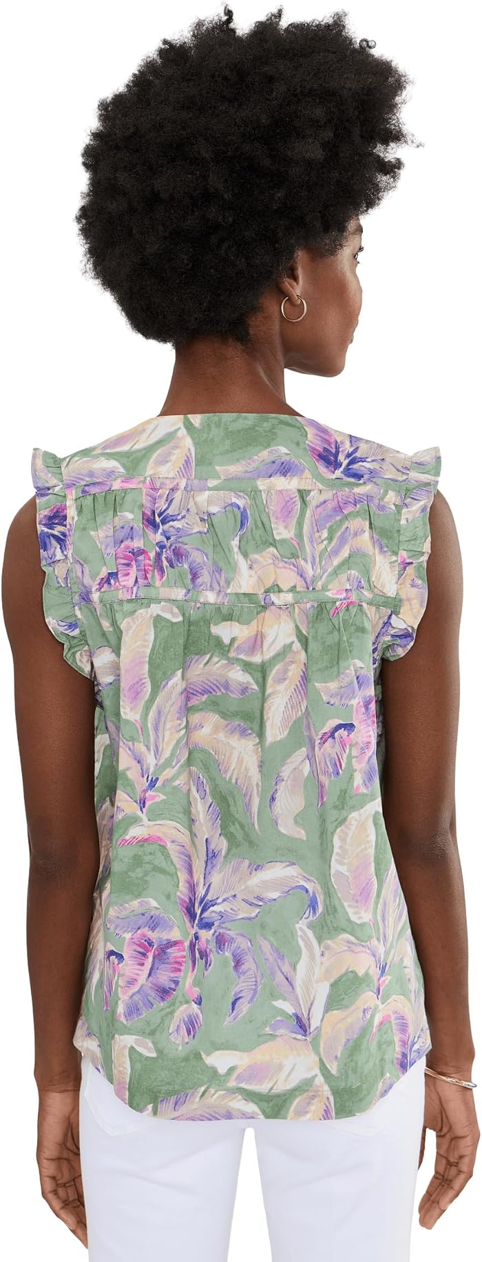 Женский топ Tommy Bahama Norte Bloom Sleeveless, цвет: Зелёный — фото 2