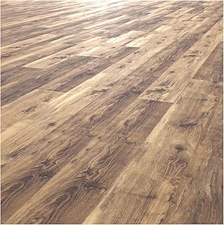 HORI Klick Hartvinylboden Rigid SPC Landhausdiele Holzoptik - Klick-Vinyl mit Trittschalldämmung - schwimmende Verlegung - - 122 x 181 x 0,65 cm - 1,768 m² - 8 Dielen