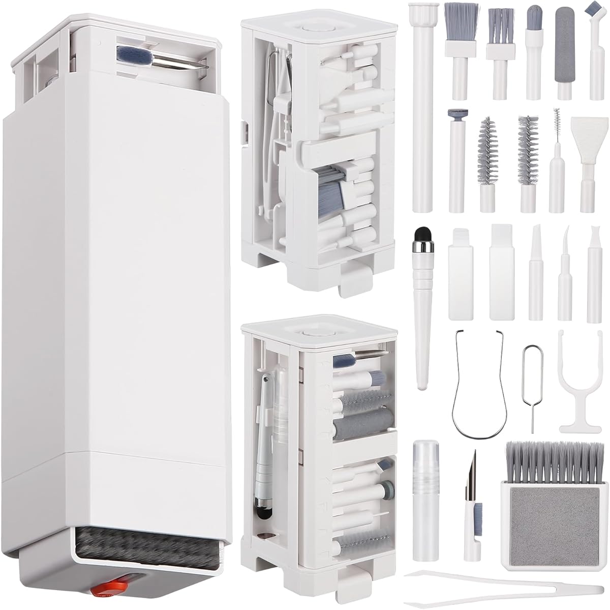 32 in 1 Mobile Phone Cleaning Set with Brush, Multifunctional Accessories for AirPods, Keyboards, Laptops, Mobile Phones, Headphones