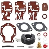 439073 Carburetor Rebuild Kit for Johnson Evinrude 6 8 9&period;9 15 20 HP Outboard Engine 436359 431897 18-7219