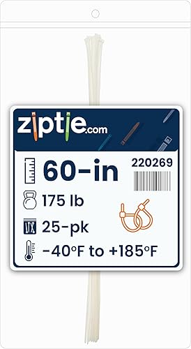 Miniatura 9 de ZipTiecom - Brida multiusos 598in color negro