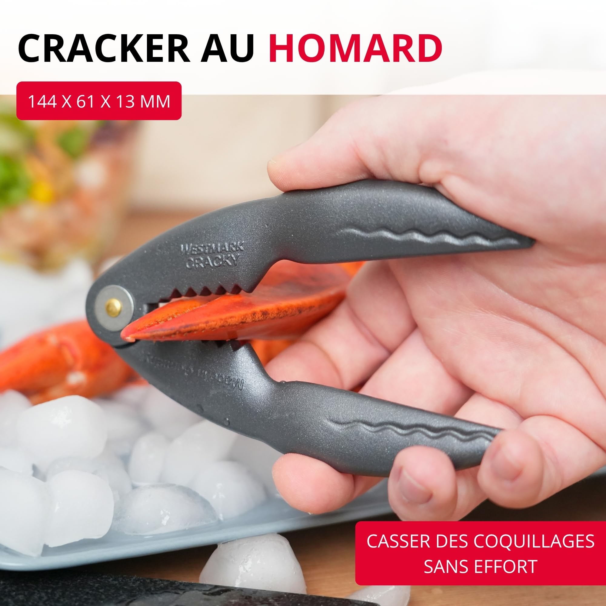 Image secondaire de Casse-Homard Westmark Cracky Black Edition - Pinces Ergonomiques pour Fruits de Mer