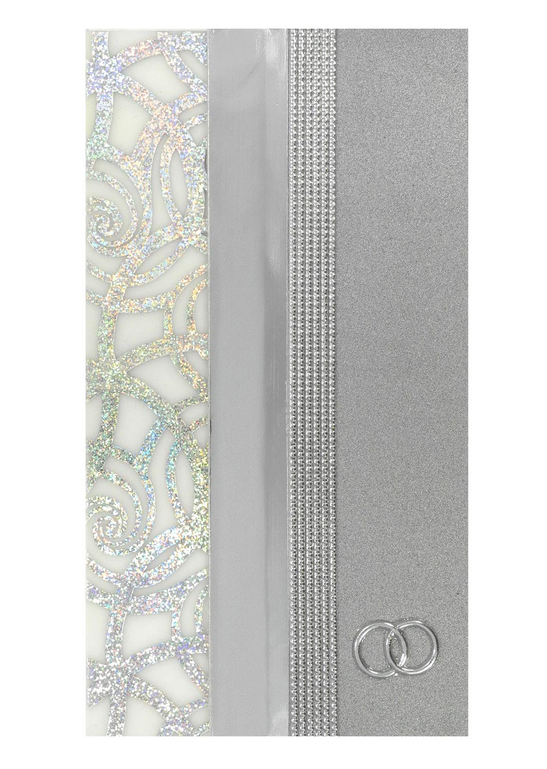 Pracht Creatives Hobby Mix, 3 Half Plates, Approx. 200 x 50 x 0.5 mm, a Wax Strip and a Special Character for Modelling and Decorating Candles, Silver-Grey, 200 x 100 x 0,5 mm