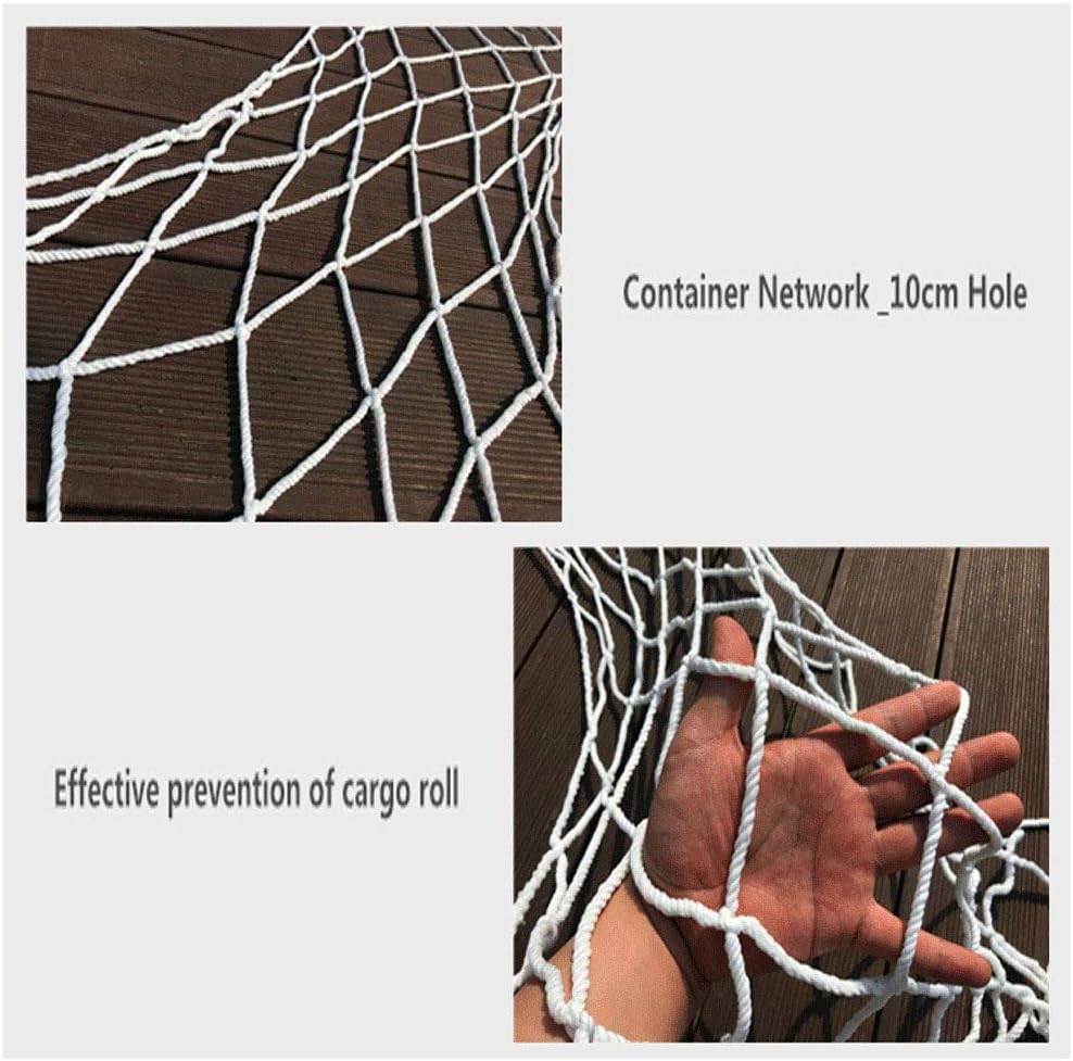 Safety Net Cat Safety Net for Balcony & Window Transparent Protective Net for Cats Pet Anti-Escape Net Stair Balcony Protection Net Garden Net(Size:4x4m(13x13ft),Color:Hemp Rope net)
