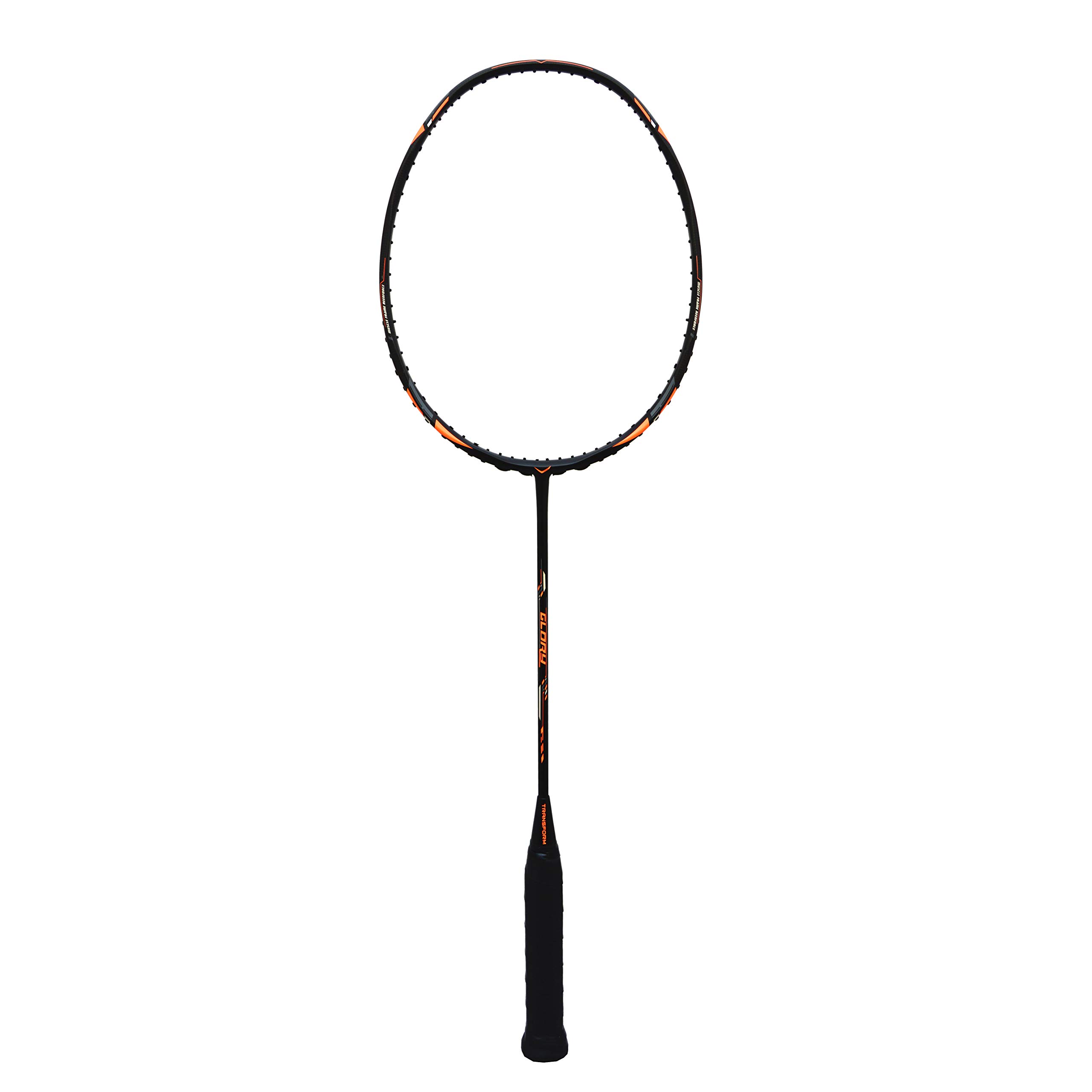 Vicky Transform Glory Graphite Badminton Racket High Modulus Lightweight Professional Foam Cushioned Grip for Indoor & Outdoor Games (1pcs, Black)