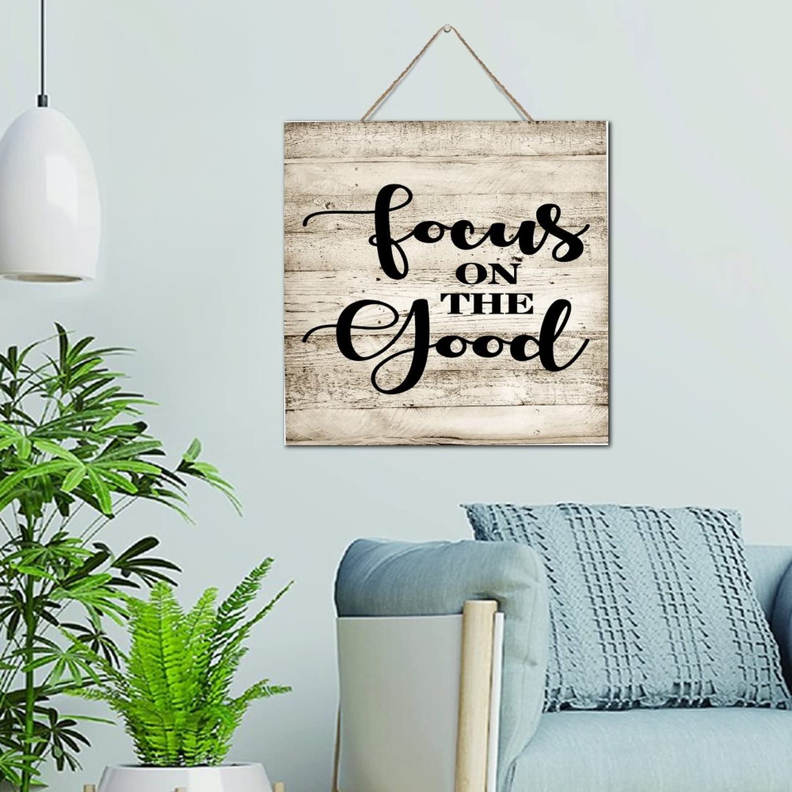 Décoration murale en bois de motivation pour salon et bureau