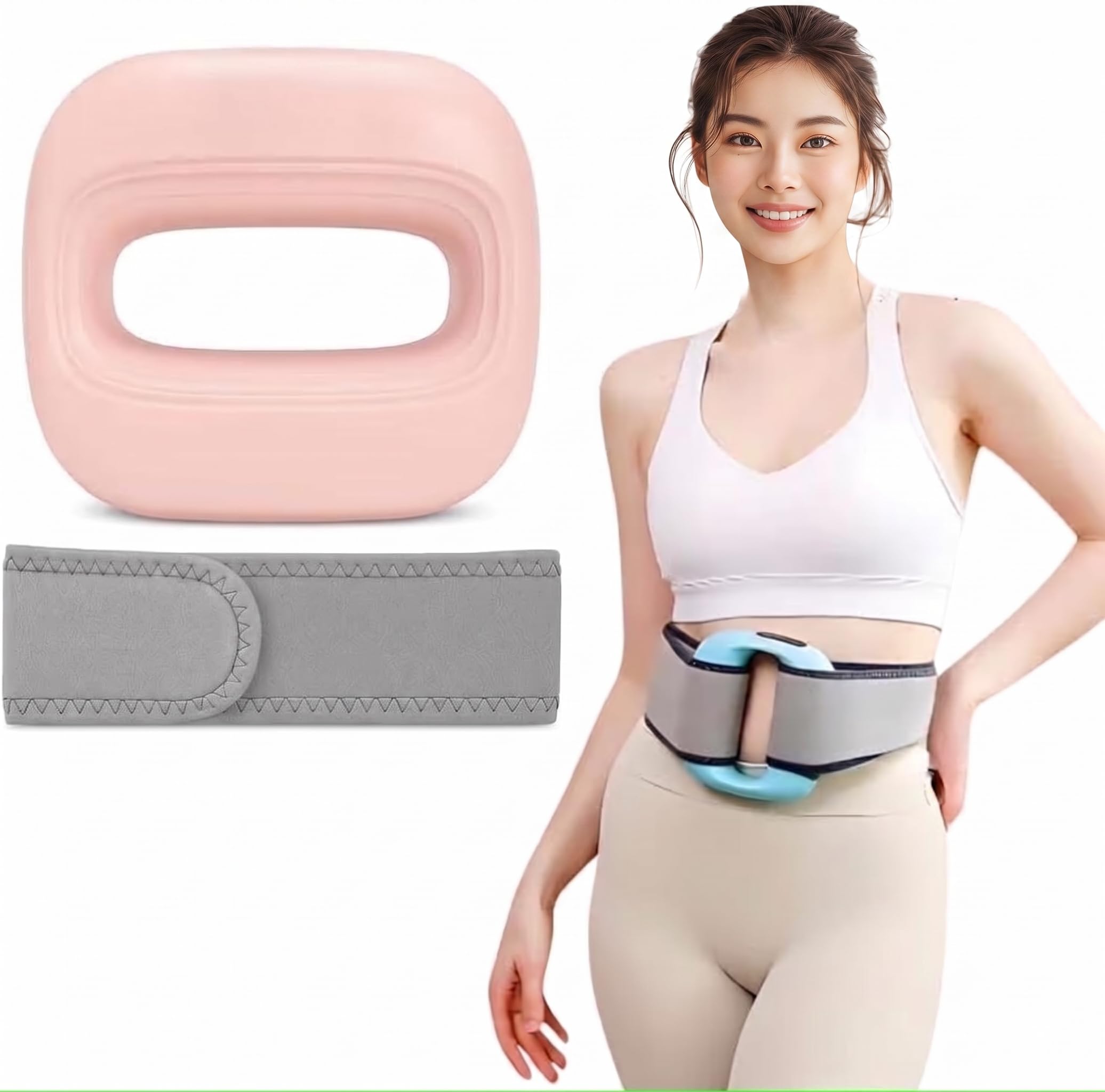 Fat Massager Belt | belly fat burner | bitrontix belly fat burner & body shaper Handheld Wearable Vibration Massage Ring with Adjustable Belt, Digital Display, USB Charging Cable and Storage Pouch-image-29