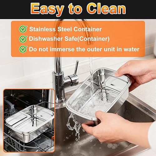 Miniatura 6 de Fiambrera eléctrica calentada (verde militar)