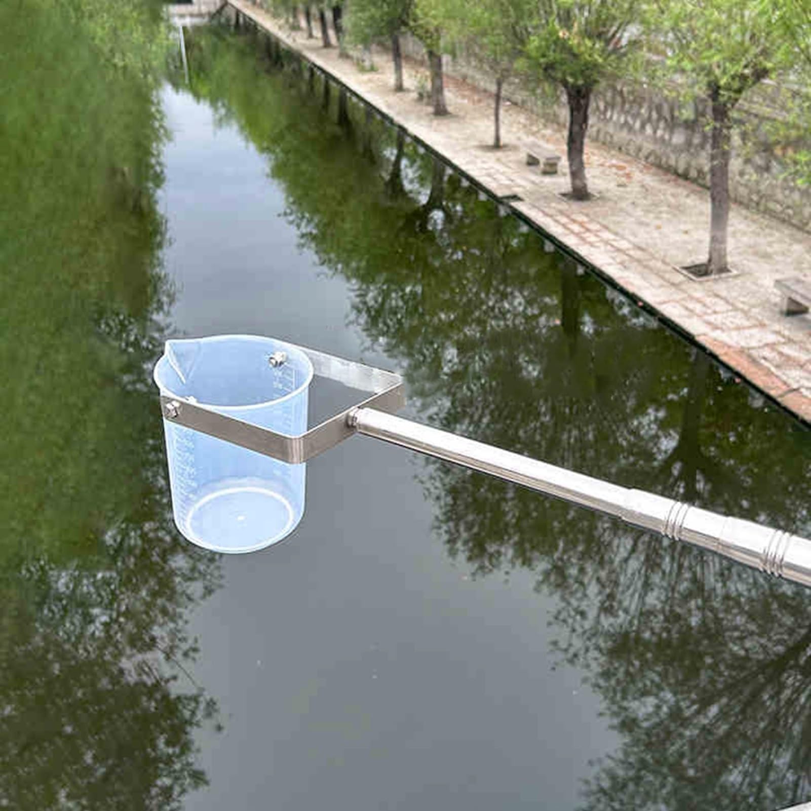 Échantillonneur d'eau télescopique 1000 ML pour poteau d'échantillonnage métallique de laboratoire