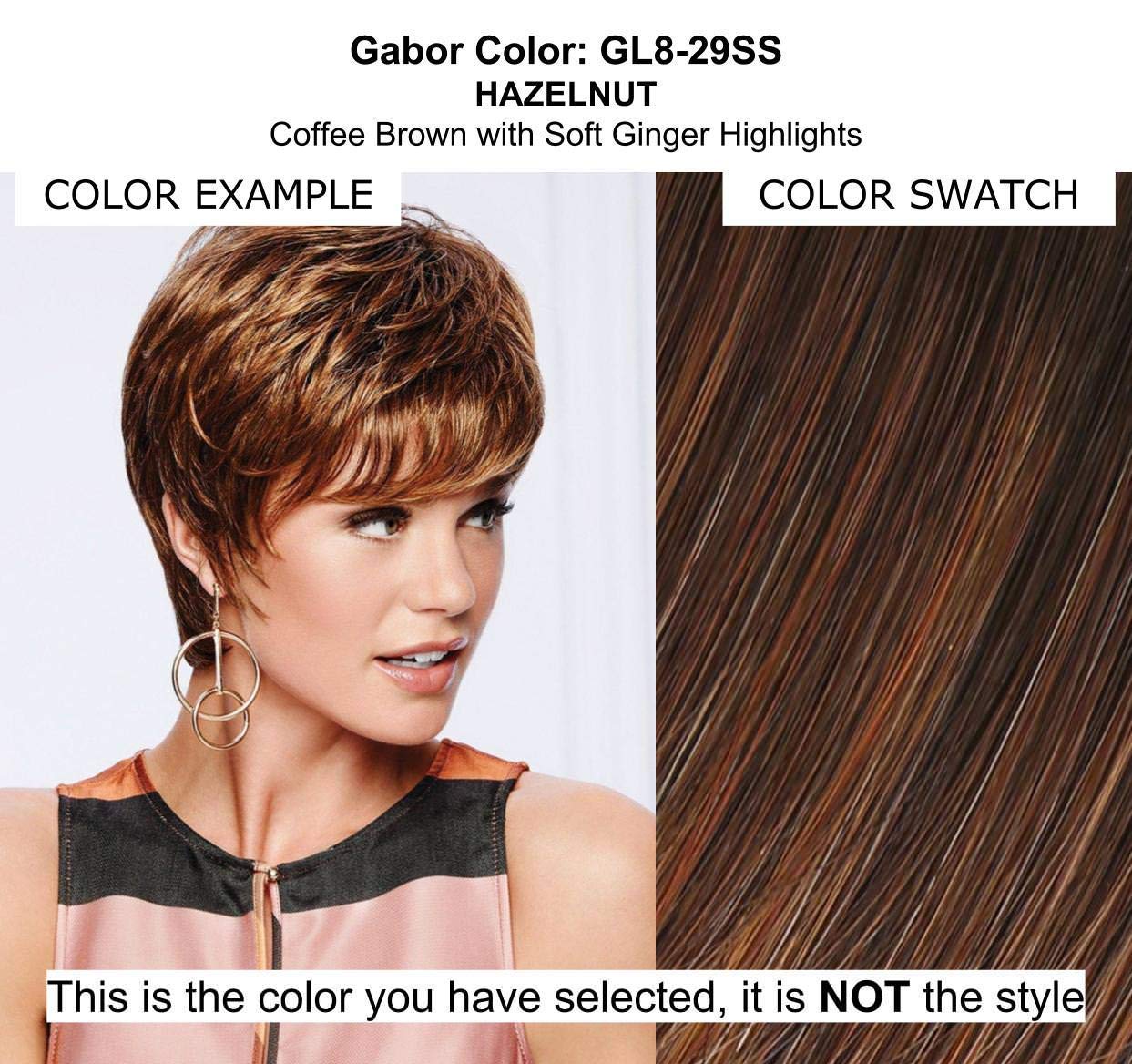 Top Pefect Hair Topper Color GL 56-60 SUGARED SILVER - Gabor Wigs 10" Long Clip In Flexlite Synthetic Conceals Thinning Crowne Head Hairpiece Bundle Maxwigs Hairloss Booklet