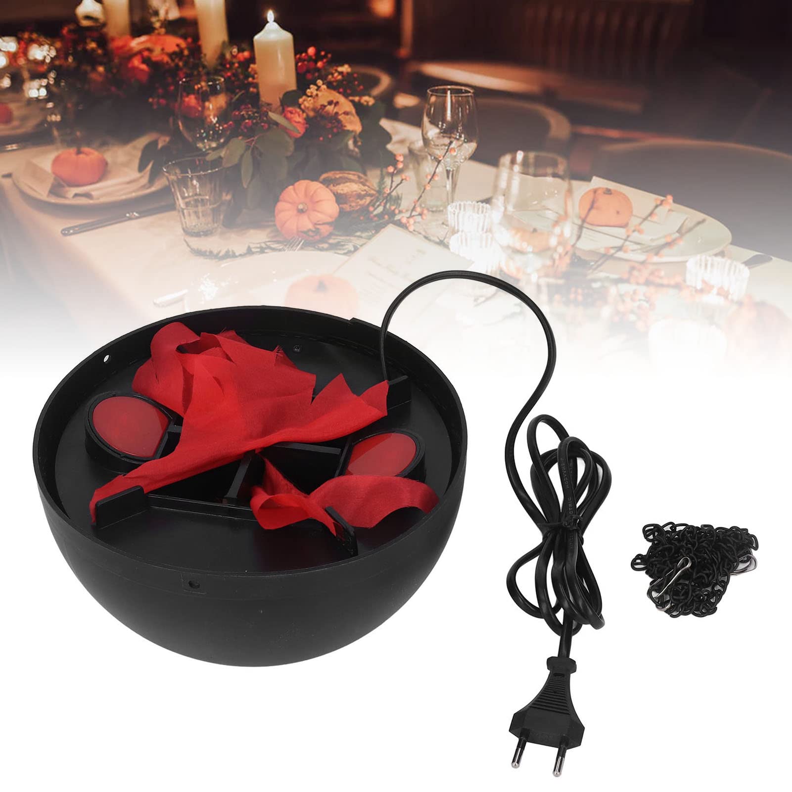Lámpara de Llama Artificial 3D, Luz Colgante Decorativa, Fuego Falso, Accesorio para Fiesta de Halloween
