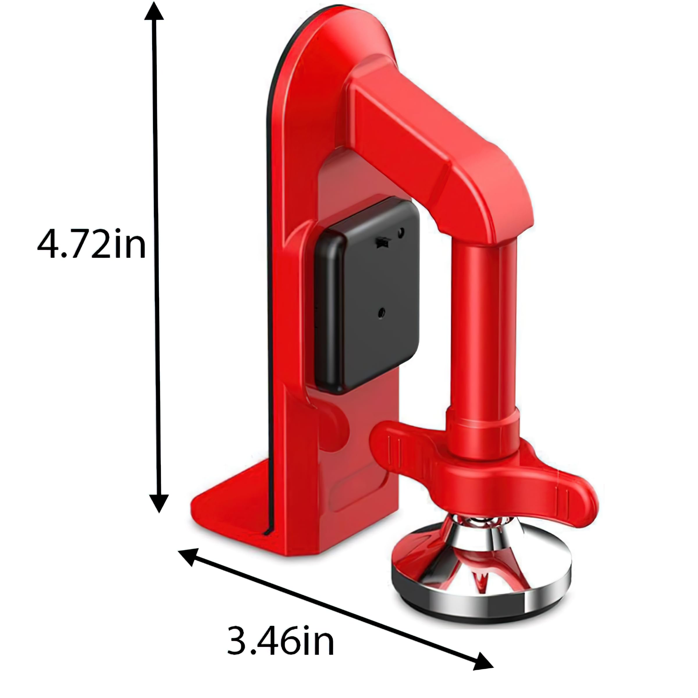 Tope de puerta portátil con alarma para parte inferior de puerta, cuña de alarma de tope de puerta de seguridad para viajes, hogar, casa de apartamentos (alarma)