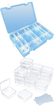 DUOFIRE Plastic Organizer and Small Containers
