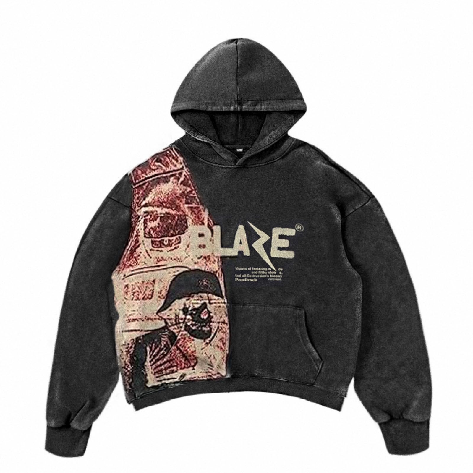 00s PPFM y2k ドッキング　スウェット　シャツ　PUNK grunge 16729695503a8c245256f93798f180