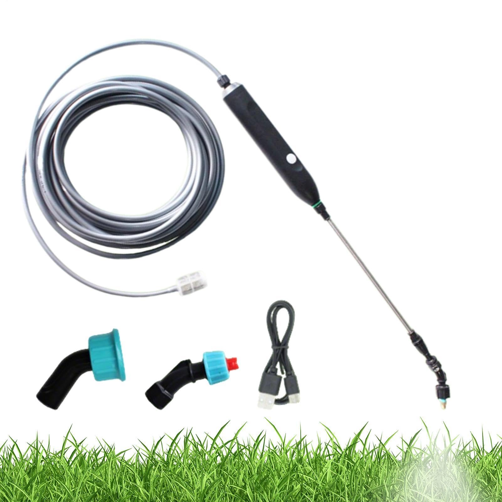 Lance de pulvérisation pour tuyau Poignée arrosage électrique rechargeable