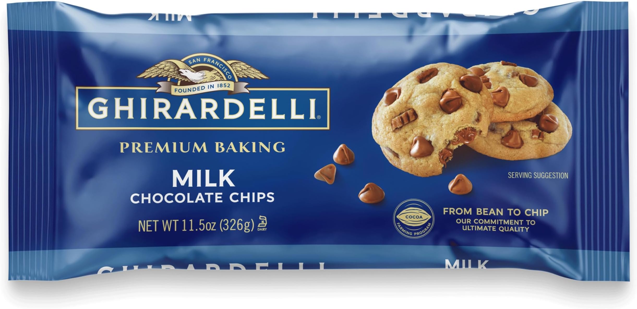 Ghirardelli, Milk Chocolate Chips, 11.5 oz