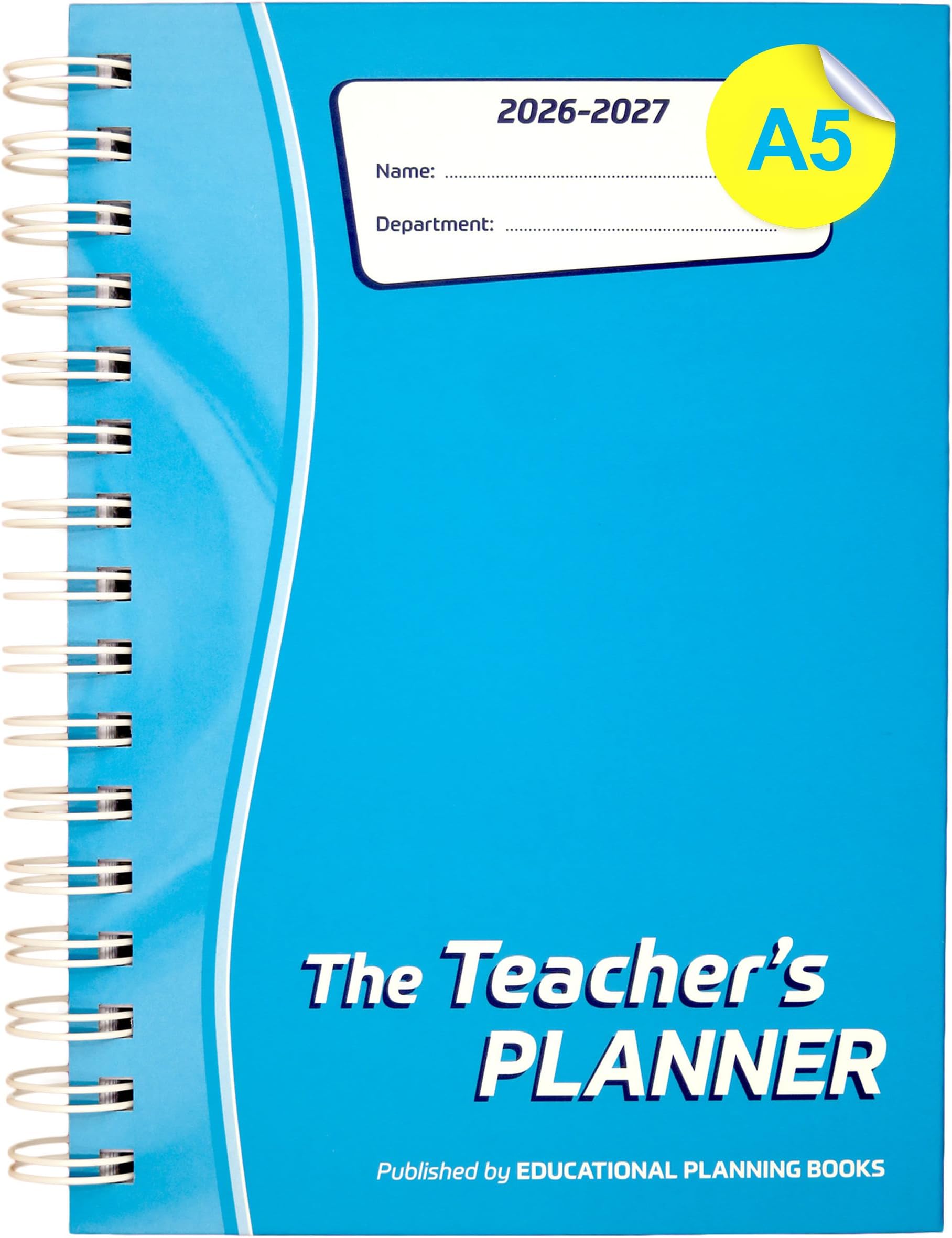 The Teachers Planner 2026-2027 for Secondary School – A5 – Six Period Day – Page-a-Day & Undated, with Dedicated Pages for Year Planning, Exams, Marking and more (TP9-T)