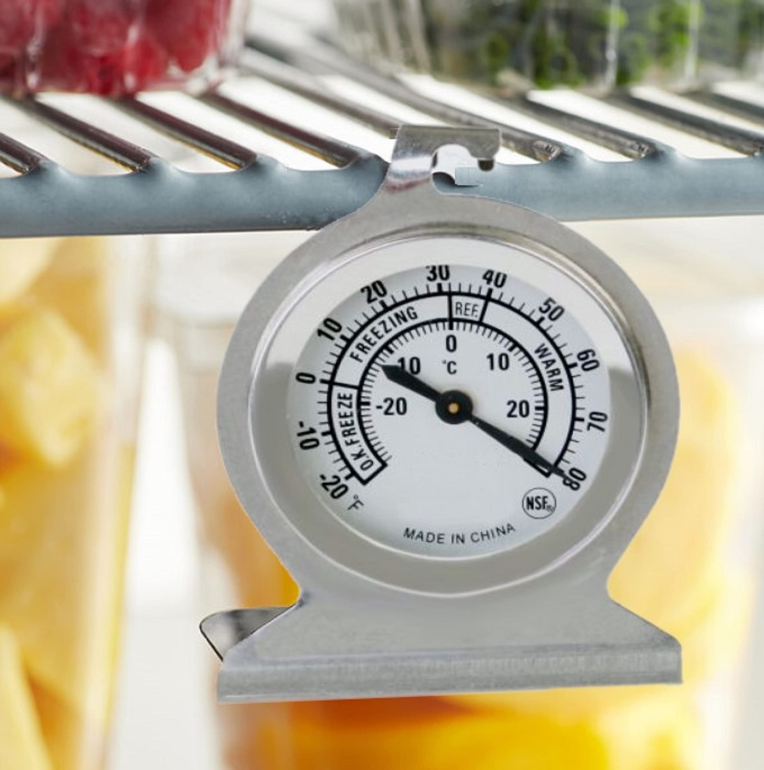 KT THERMO Dial Refrigerator Thermometer - 2 Inch Stainless Steel Freezer/Refrigerator Thermometer - View #9