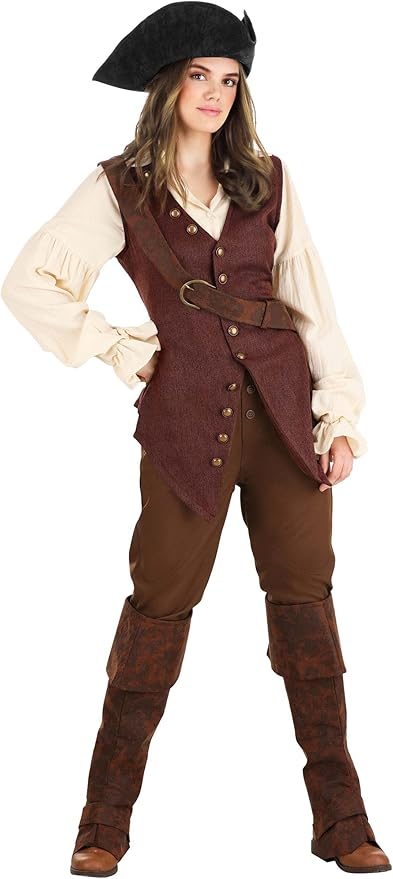 Amazon.com: Pirates of the Caribbean Elizabeth Swann Women's Pirate ...