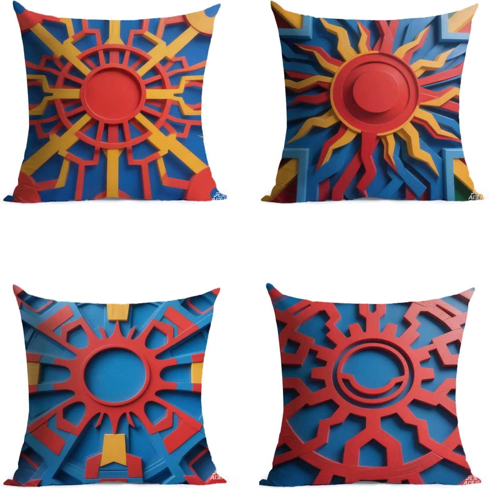 Kopfkissenbezug Abstract Wasserdicht Outdoor 60x60cm Kissenbezug THDZ-1092