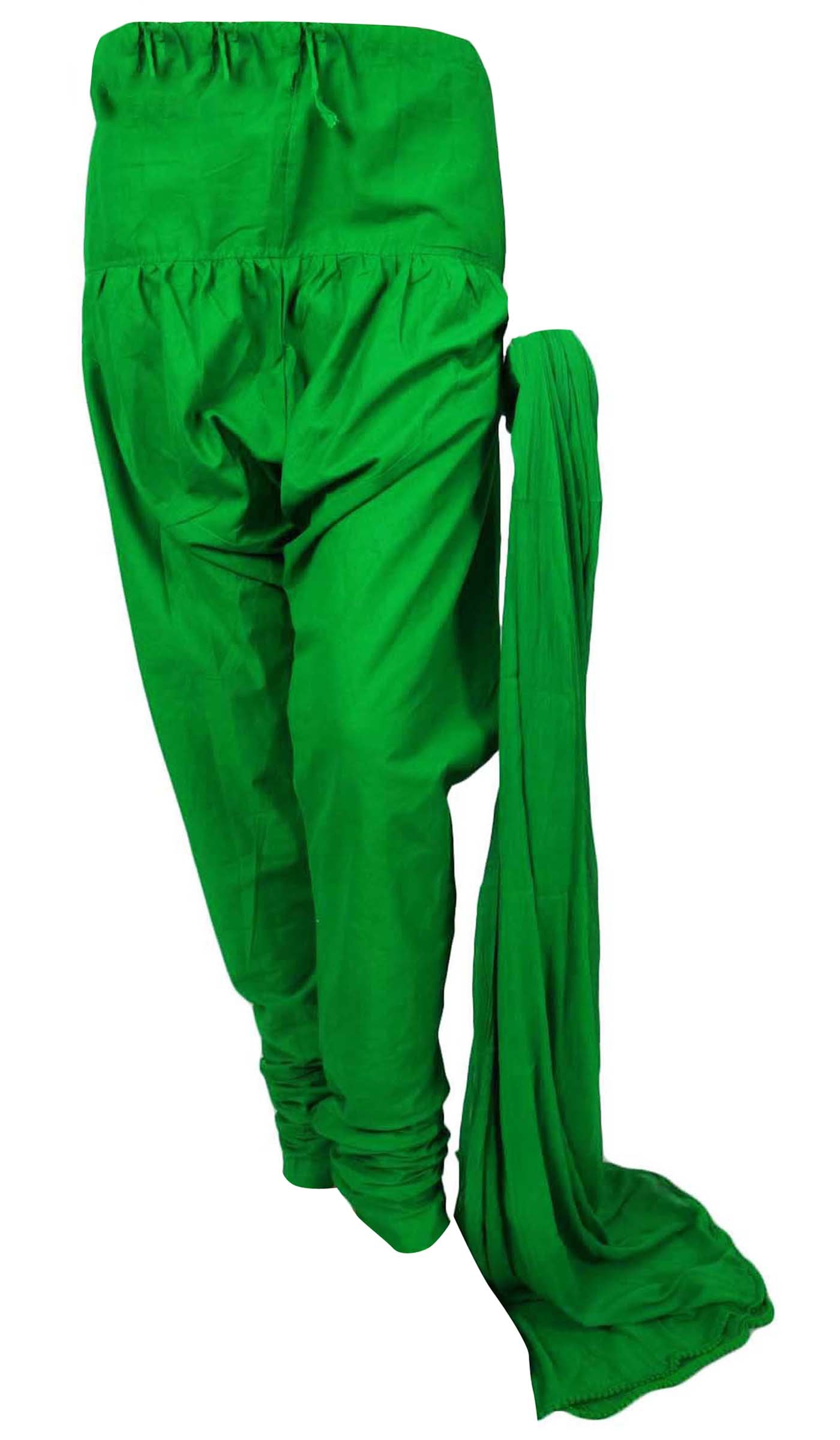 sheshe Women's Pure Cotton Salwar Bottom Wear Adjustable Pants One size Green