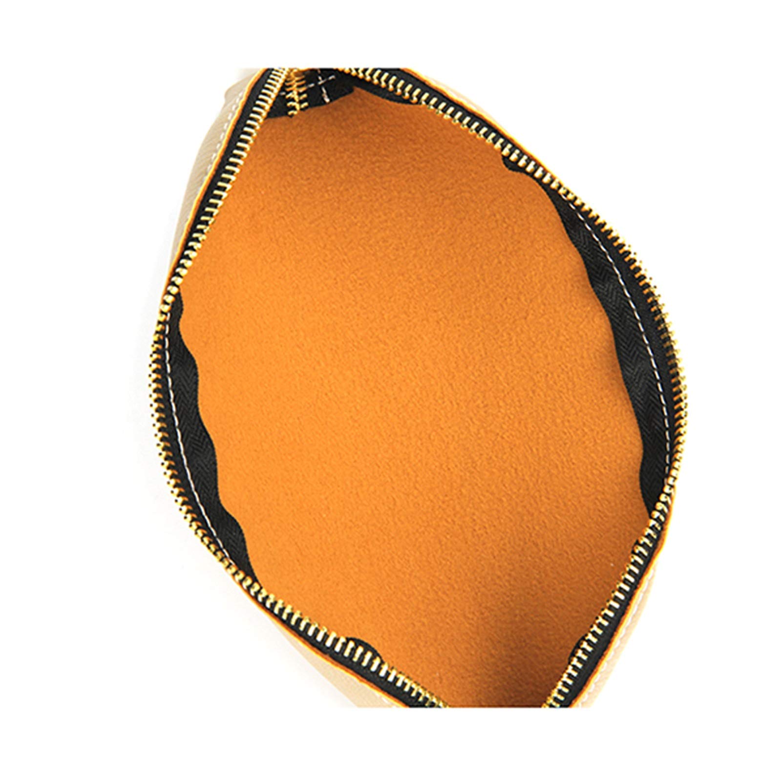 Astuccio in pelle, astuccio piccolo, Astuccio for penna e matita in pelle PU multicolore 19,5x6 cm(Gold)