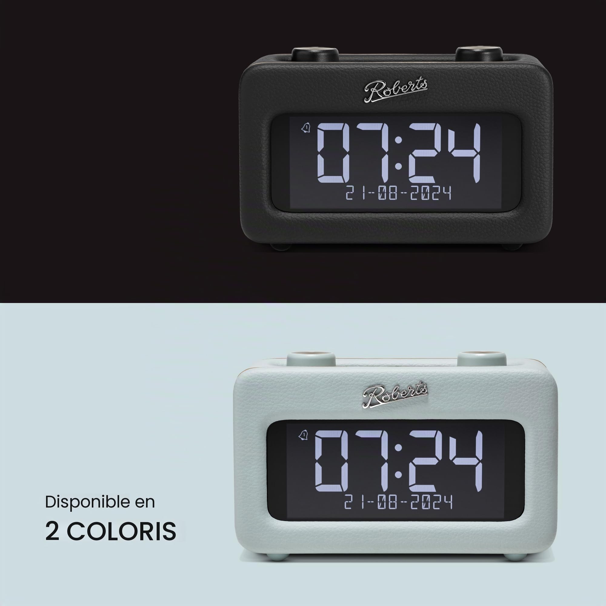 Roberts Revival Rest Radio numérique Dab avec Bluetooth, Noir