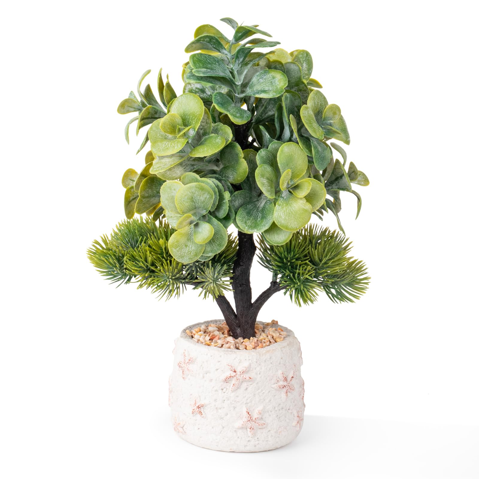 Petites plantes artificielles pour masquer les câbles de bureau