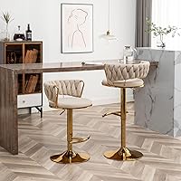 Vista 42 de Gold Velvet Bar Stools Set of 4, Counter Height Barstools with Low Back, Swivel Bar Stool for Kitchen Island, Pub (Grey)