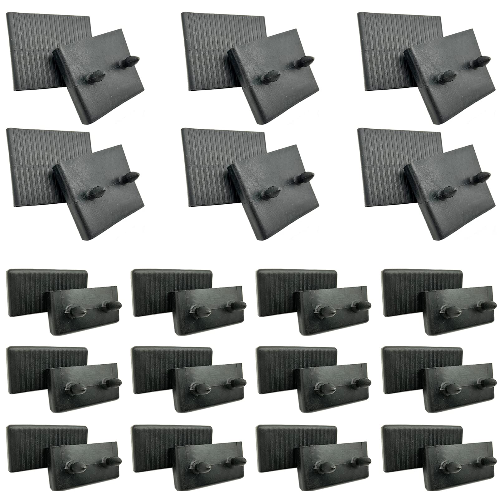 Buy YUNSTK 36pcs 63mm65mm Bed Slat Holders Wooden Bed Slats Caps