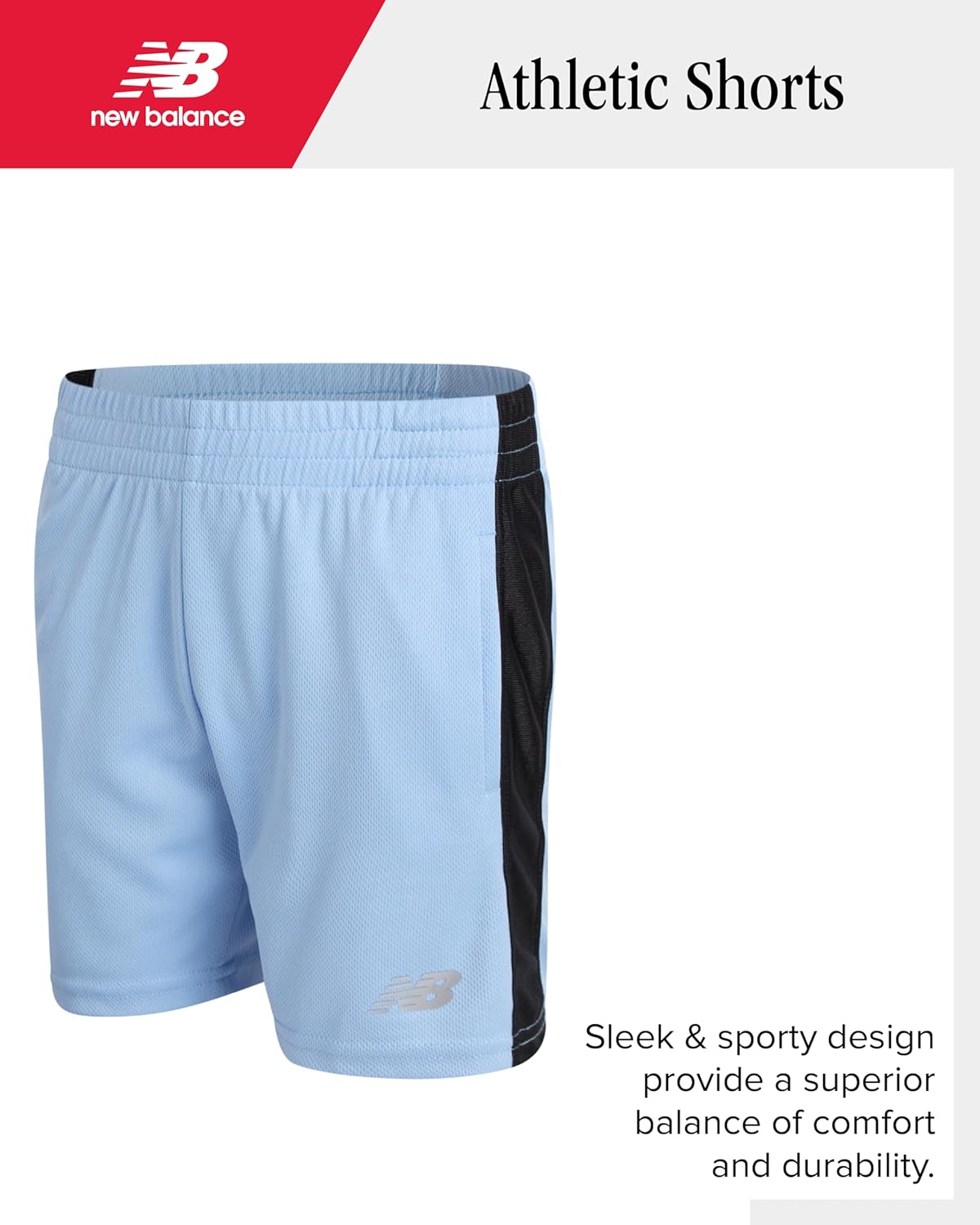 New Balance Boys Athletic Shorts - 2 Pack Moisture-Wicking Performance Mesh Active Boys Basketball Gym Shorts (4-20) - Image 5