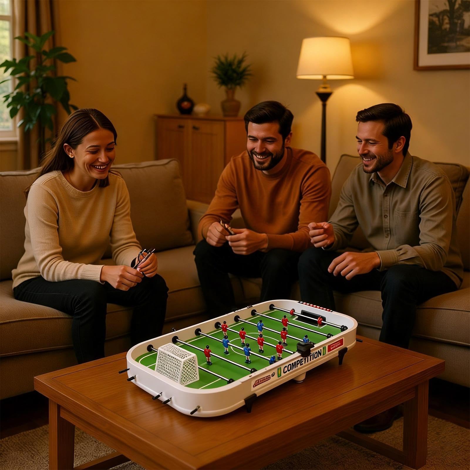 Genérico Fútbol de Mesa Juguetes interactivos futbolísticos y Deportivos | Futbolín de mesa para Niños y Adultos, en Interiores, Hogar, , Familia, Viajes, Sala de Juegos