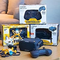 Vista 9 de Firefly FPV Drone Kit, dron FPV para niños y principiantes, mini dron con cámara, control por aplicación, retención de altitud, grabación y descarga