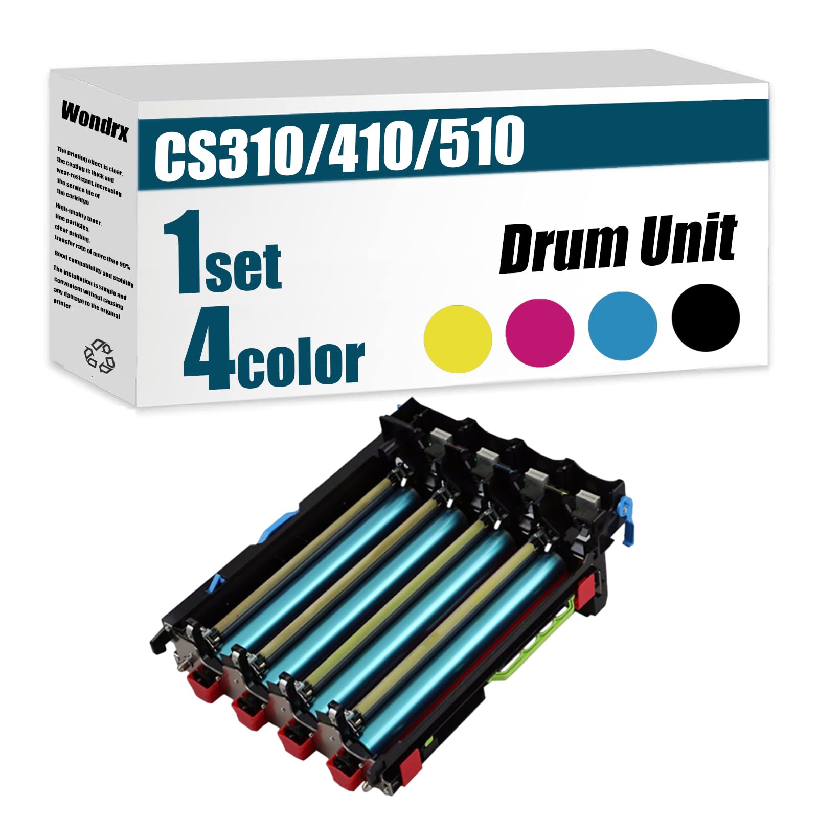 Cs410dn High Yield 40,000 Page Drum Black Imaging Kit LEXMARK CS510DE CS410N ...
