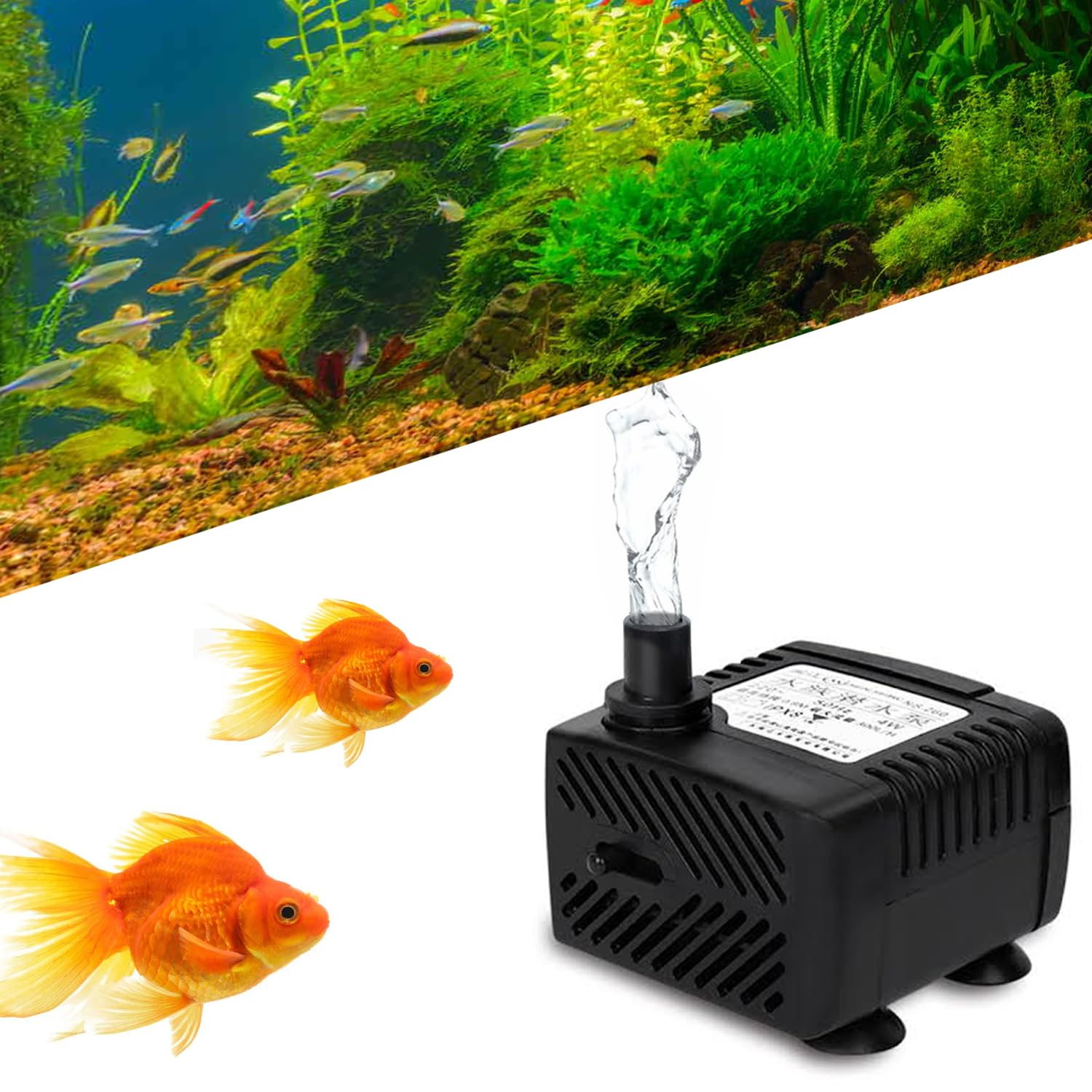 See full amazon price history chart for Smiling Pets Mini Water Fountain Pump 4W Small Submersible Pump for DIY Crafts Min Vertical Fountain and Aquarium/Fish Tank(Power:4W, H.MAX:0.8M, Flow Rate:300L/H) Smiling Pets Mini Water Fountain Pump 4W Small Submersible Pump for DIY Crafts Min Vertical Fountain and Aquarium/Fish Tank(Power:4W, H.MAX:0.8M, Flow Rate:300L/H) (B0CYQ5CW54) Amazon Price History, Amazon Price Tracker