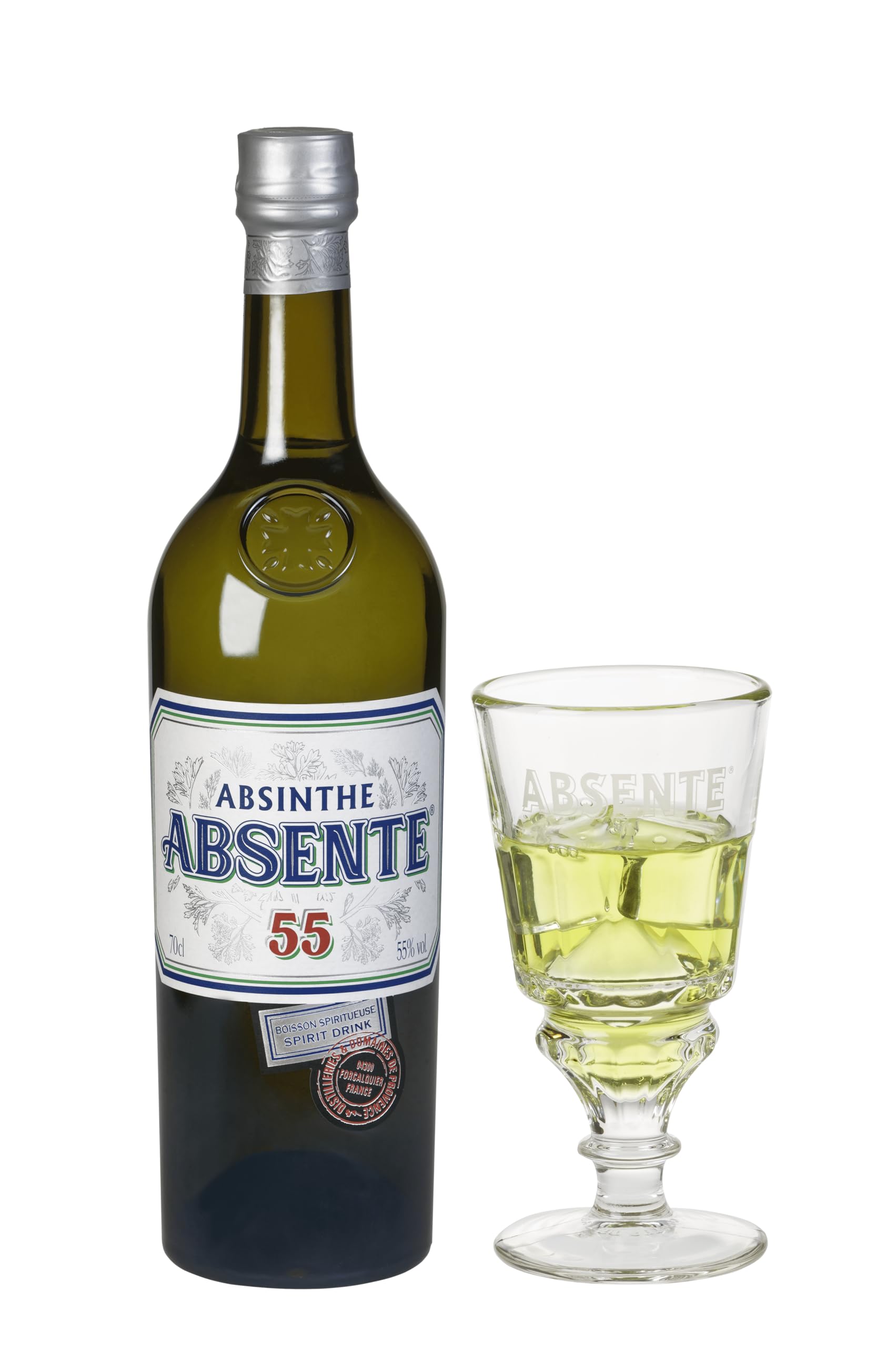 Coffret De 2 Verres à Absinthe Avec Cuillère La Rochère Dégustation