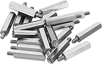 Vista 38 de PATIKIL M2x9mm+0.157 in Macho-Hembra Hex Standoff, paquete de 20 tornillos de acero inoxidable para placas base, cajas de computadora, placas