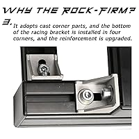 Vista 5 de Anman G920 Rock-Firm Racing Simulator Cockpit Fit for Logitech G29 G923,Thrustmaster T300RS T150S TX, Fanatec,PC,PS4 Steering Wheel Stand race car