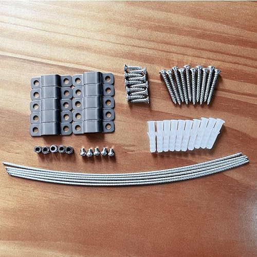 Miniatura 7 de TUPSKY - Anclajes para muebles, dispositivo de prevención de muebles que se caen, kit anti puntas para niños (5 pares)