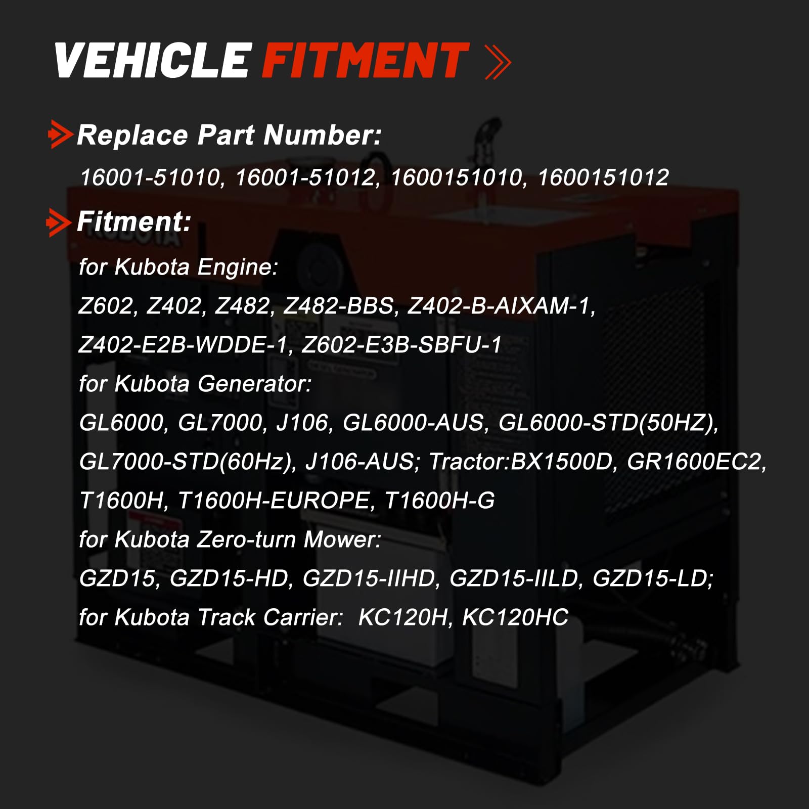 Amazon.com: 16001-51010 16001-51012 Fuel Injection Pump for Kubota