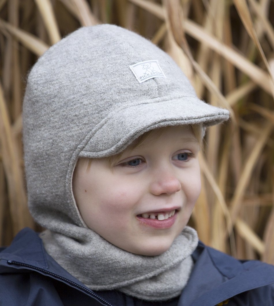 Pickapooh Mütze 100% Merino Gekochte Wolle Sturmhaube Baby Junge Mädchen Kinder Winter Otto