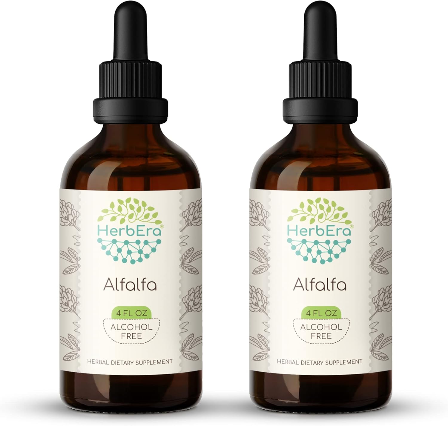 Alfalfa B60 Alcohol-Free Herbal Extract Tincture, Concentrated Liquid Drops Natural Alfalfa (Medicago Sativa) 2 fl oz : Health & Household