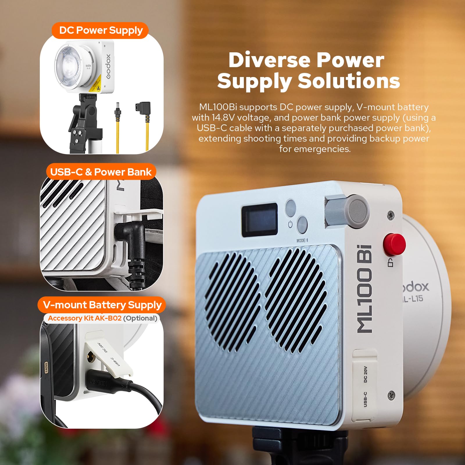 Godox SL60IIBI & Godox SL60IID: Veelzijdige videolampen voor binnen en